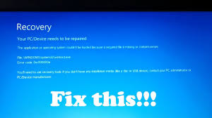 How to Fix the “Your PC or Device Needs to Be Repaired” Error